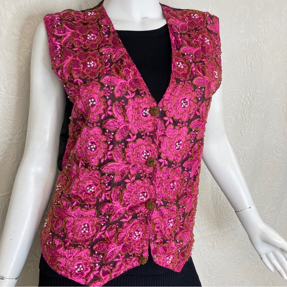 Creazioni Effeci Floral Pearl Vest - Picture 3 of 13